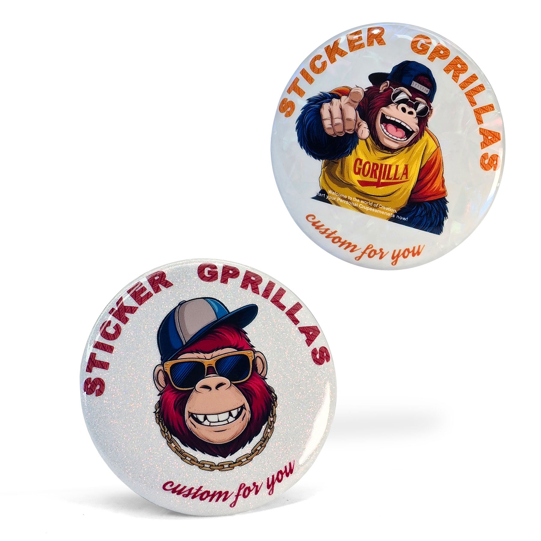 Boutons en matériau spécial personnalisé