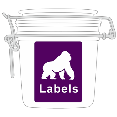 Étiquettes de bougies personnalisées