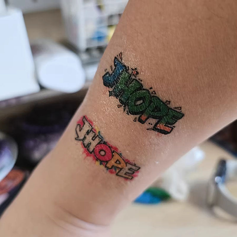 Custom Waterproof Temporary Tattoos sheets