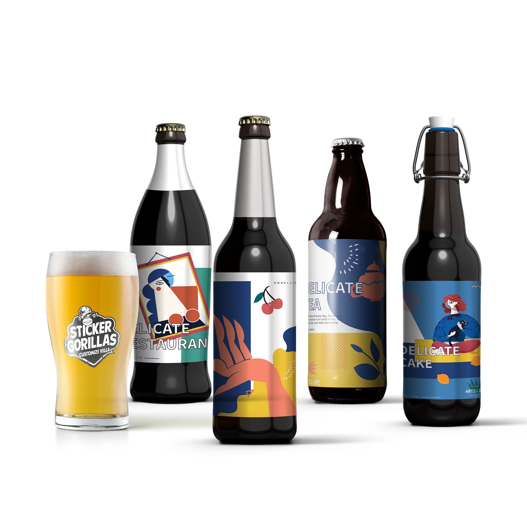 Étiquettes de bière personnalisées 