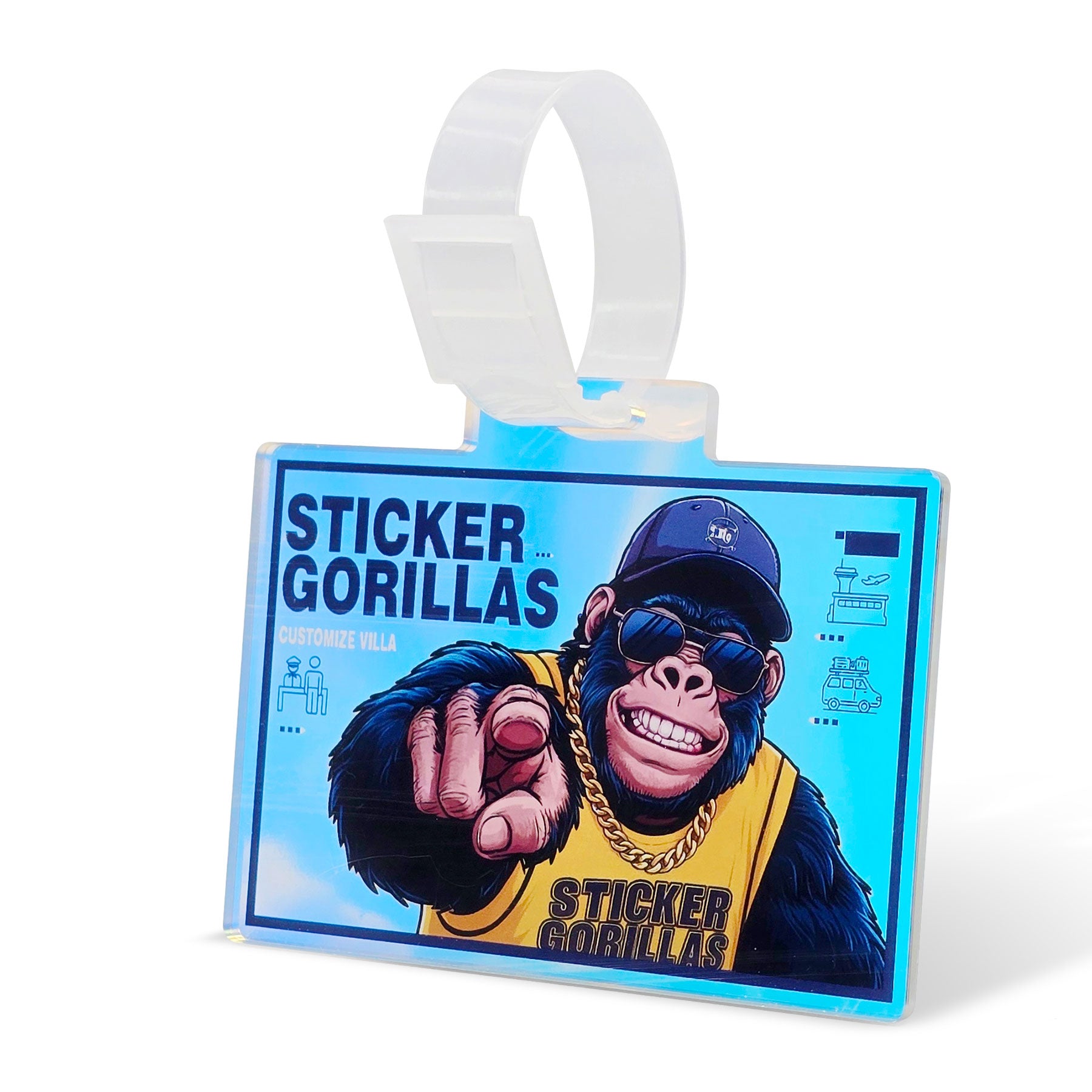 Custom Acrylic Luggage Tag