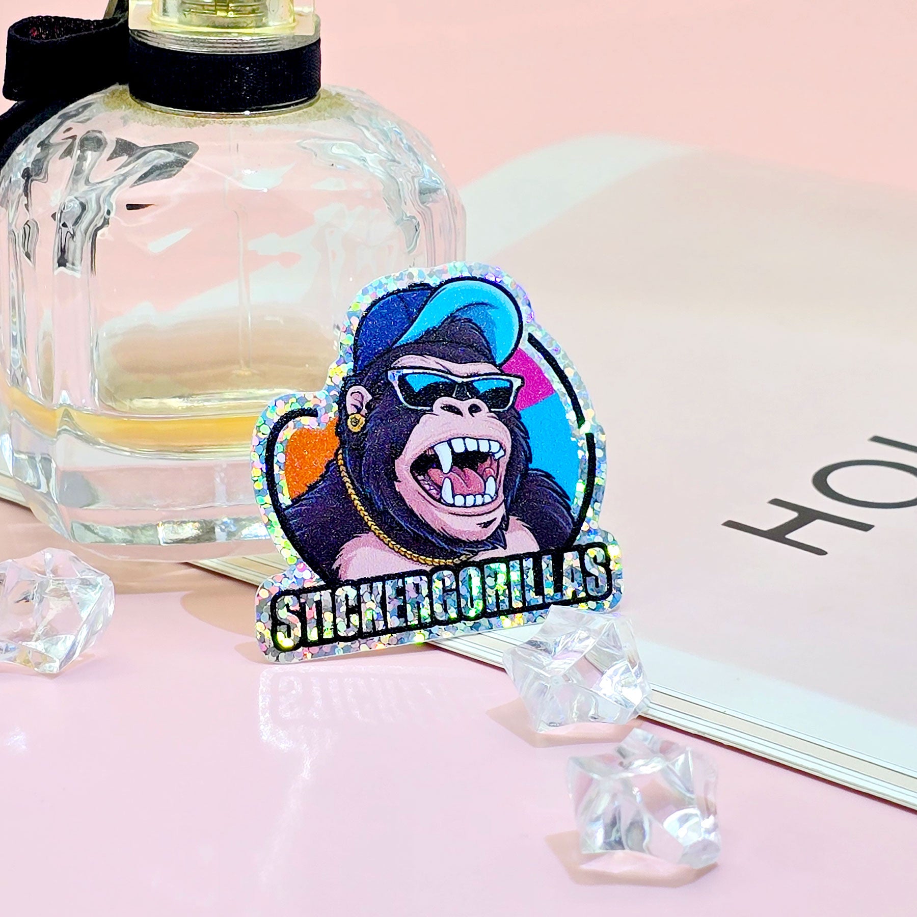 Custom  Glitter stickers