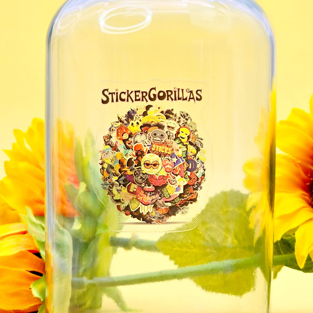 Individuelle transparente Aufkleber