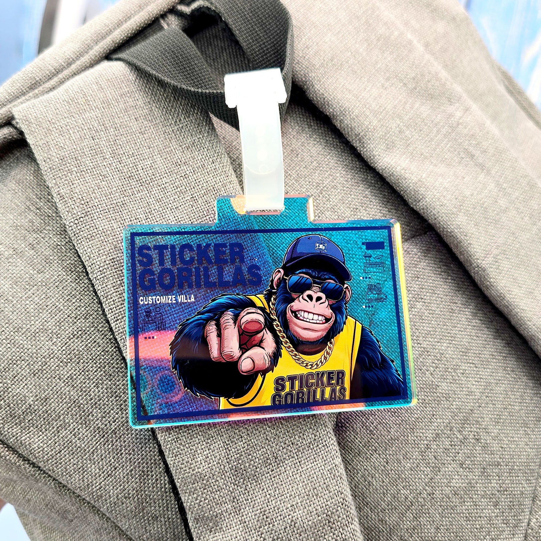 Custom Acrylic Luggage Tag