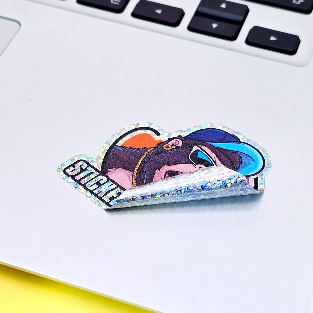 Custom  Glitter stickers