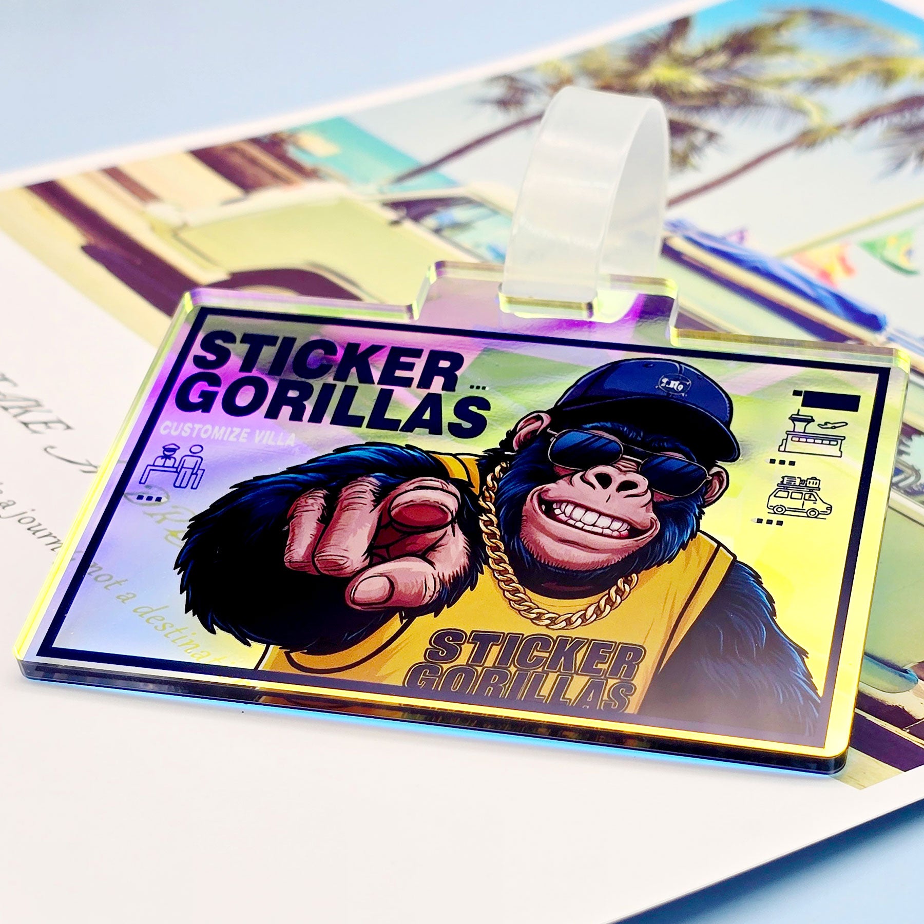 Custom Acrylic Luggage Tag