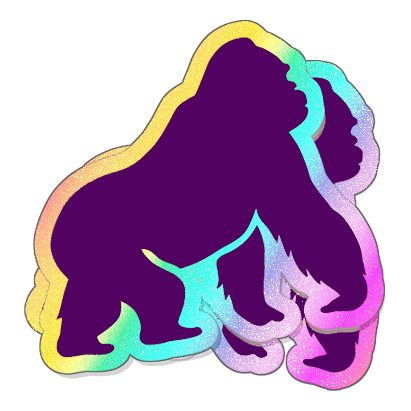 Custom  Glitter stickers