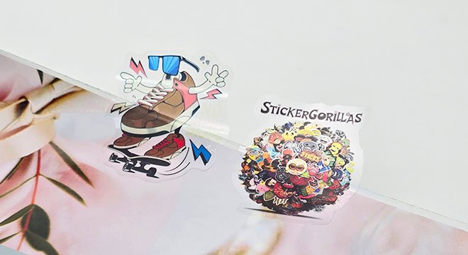 Custom clear stickers Product Image 2