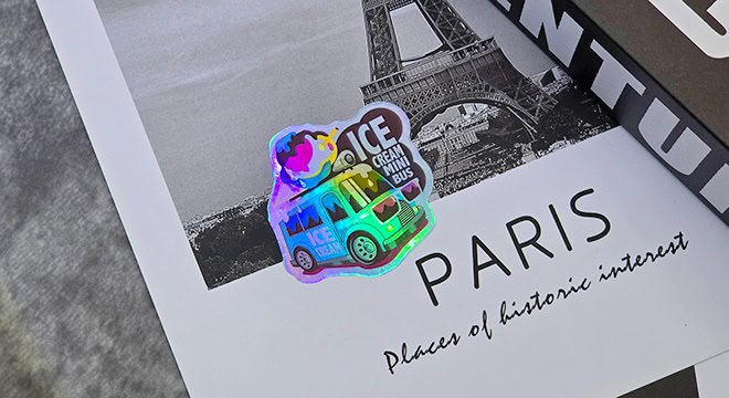 custom Holographic stickers Product Image 2