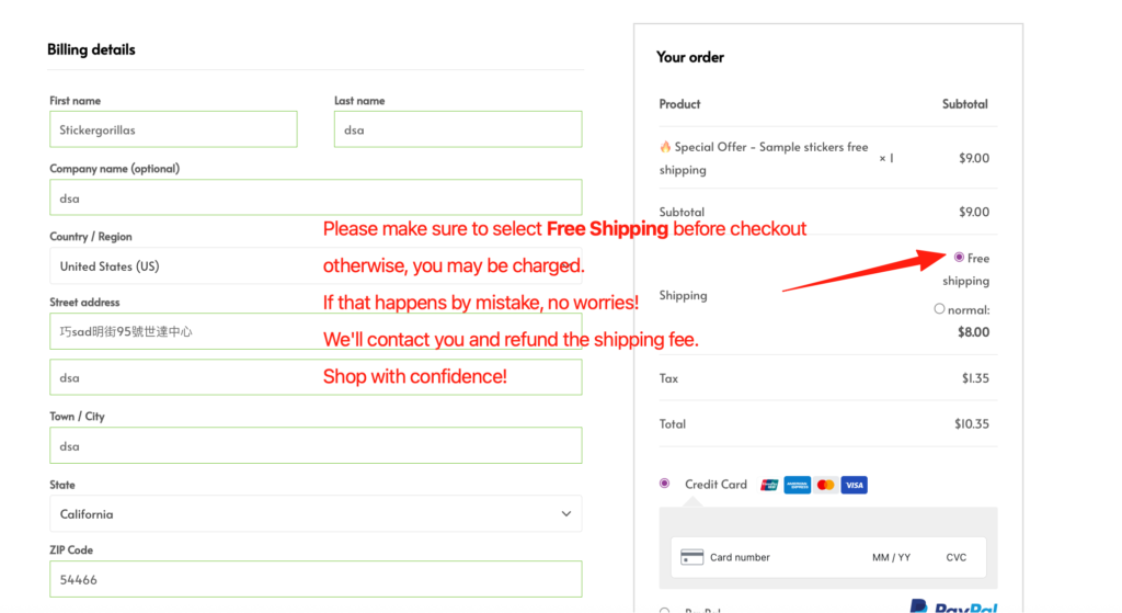 stickergorillasfree shipping